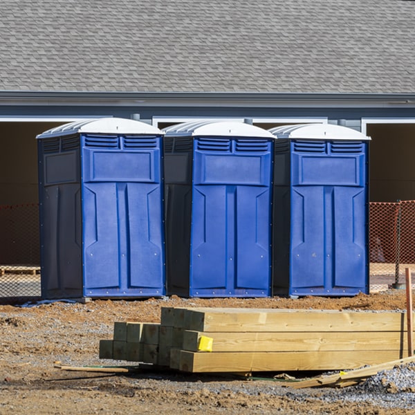 are there any restrictions on where i can place the portable toilets during my rental period in Bellmont New York